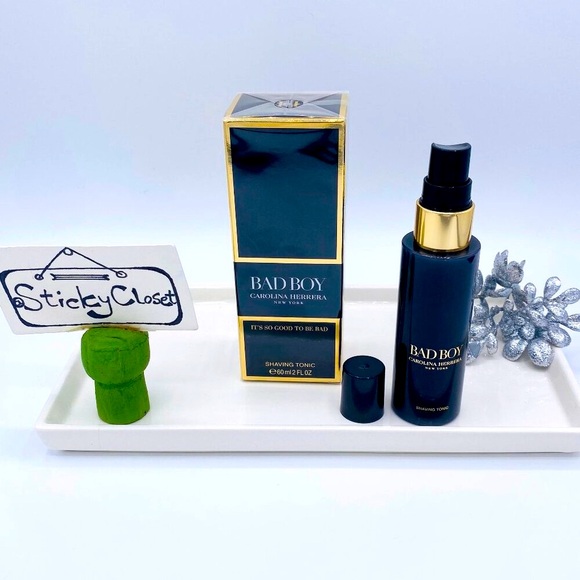 Carolina Herrera Other - CAROLINA HERRERA Bad Boy Shaving Tonic, NEW - Full Size 2 oz./60 ml.